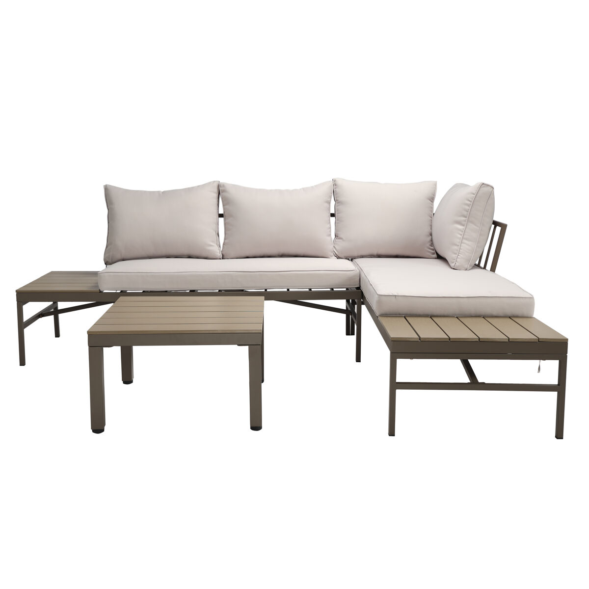 Conjunto de jardim OSLO com sofá de canto