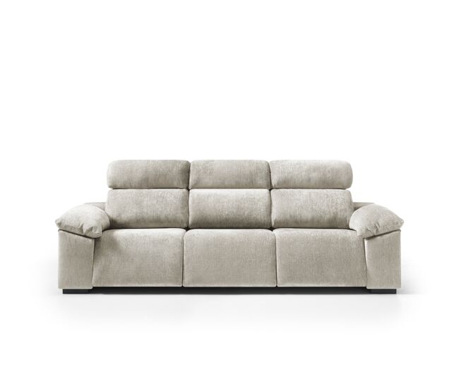 Sofá 4 lugares e 3 assentos relax elétricos all cor branco