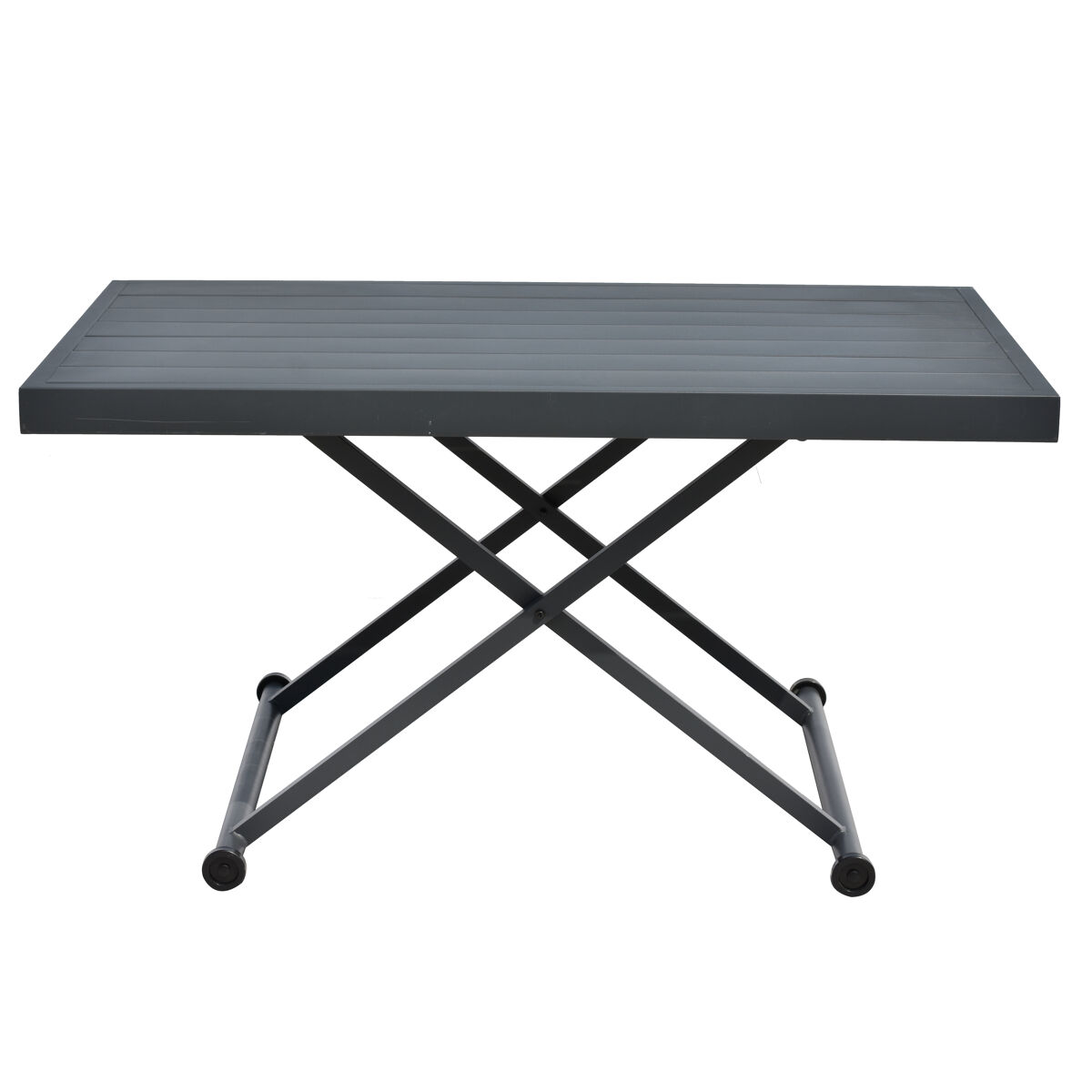 Mesa de jardim com tampo elevável CAMBRE antracite