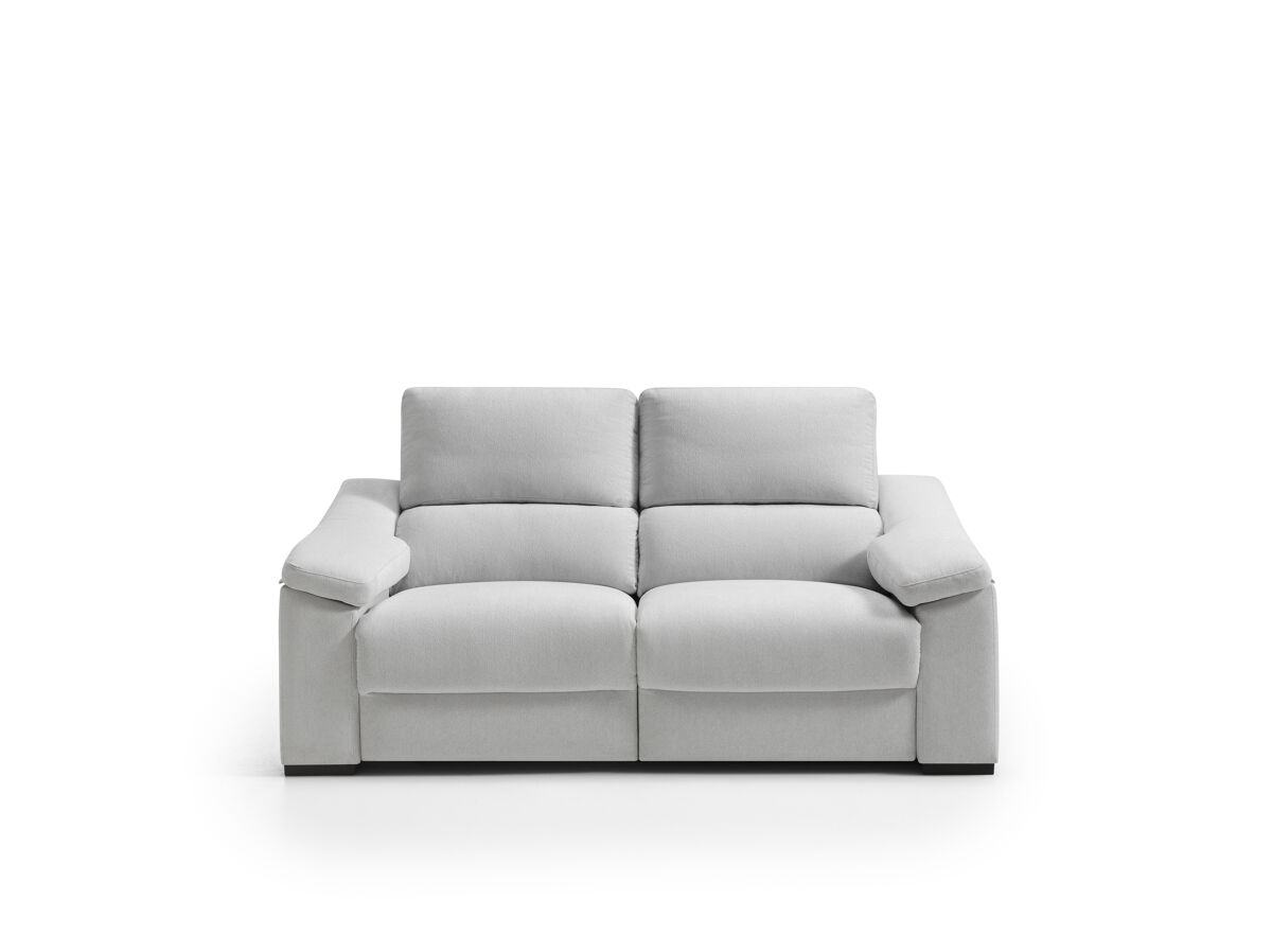 Sofá 3 lugares relax elétrico LIVIA Cinza