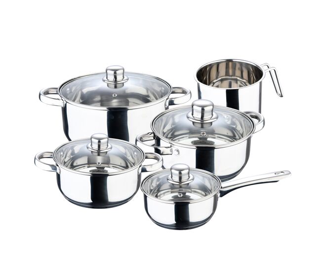 Trem de cozinha acero inoxidable 9 peças da marca san ignacio