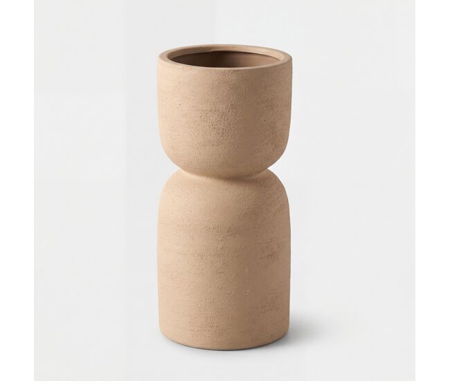Vaso diabolo 27cm cerâmica cor terra marca conforama - conforama