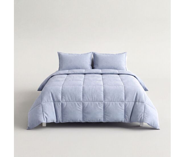 Edredão montblanc somnalis cama 135cm cor cinza