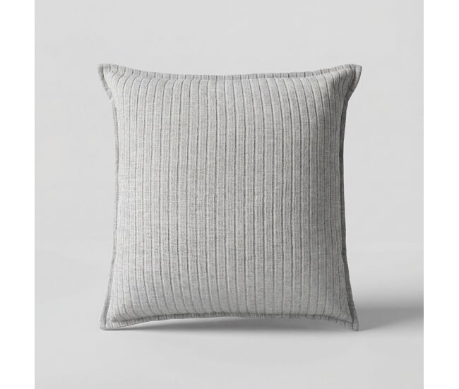 Almofada em poliéster velvi 45x45cm cinza claro