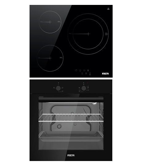 Conjunto forno e placa vitrocerâmica FAR FA BIVOB 2025