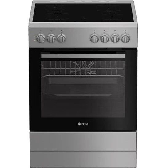 Fogão INDESIT I6V5PMS vitrocerâmica 60cm e forno 66 litros