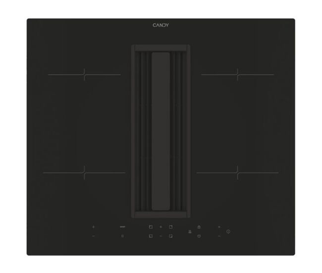 Placa indução com exaustor candy cih6i4cf 59cm 4 zonas