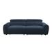 Sofá de 3 lugares com relaxamento manual LOAN XXL Sofá de 3 lugares com relaxamento manual LOAN XXL Azul