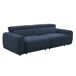 Sofá de 3 lugares com relaxamento manual LOAN XXL Sofá de 3 lugares com relaxamento manual LOAN XXL Azul