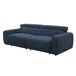 Sofá de 3 lugares com relaxamento manual LOAN XXL Sofá de 3 lugares com relaxamento manual LOAN XXL Azul