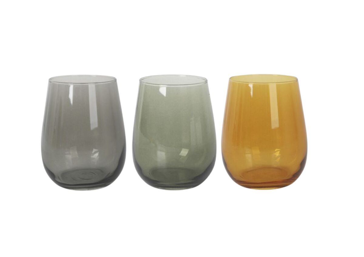 Conjunto de 4 copos NATUR CORAL 360cc marca LA MEDITERRANEA