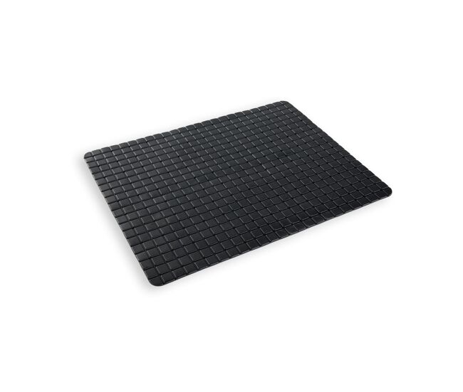 Tapete de banho pvc 65x35cm preto