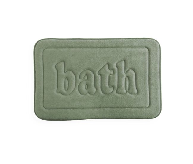Tapete de banho bath 40x60cm verde