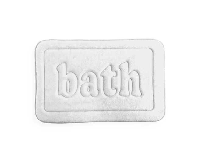 Tapete de banho bath 40x60cm blanc