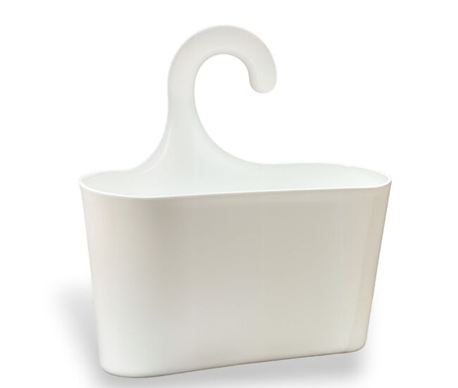 Cesto para acessórios baño branco