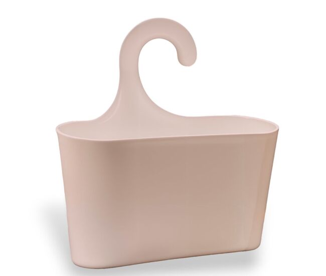 Cesto para acessórios baño rosa