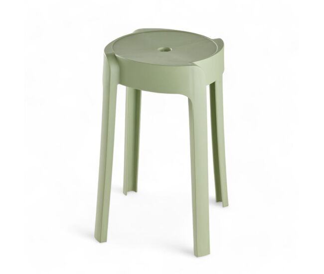 Banco apilable plástico 45cm verde