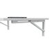 Mesa de parede rebatível ARIET 78x50cm Mesa de parede rebatível ARIET 78x50cm Branco/cinza