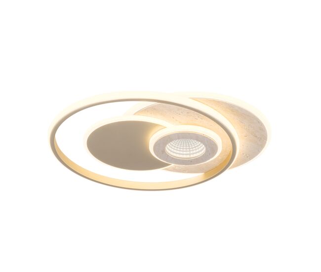 Plafon infinity 3d led 36w 42cm marca conforama - conforama