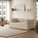 Sofá cama 3 lugares TETRIS Sofá cama 3 lugares TETRIS Bege