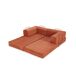 Sofá cama 3 lugares TETRIS Sofá cama 3 lugares TETRIS Terracota