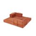 Sofá cama 3 lugares TETRIS Sofá cama 3 lugares TETRIS Terracota