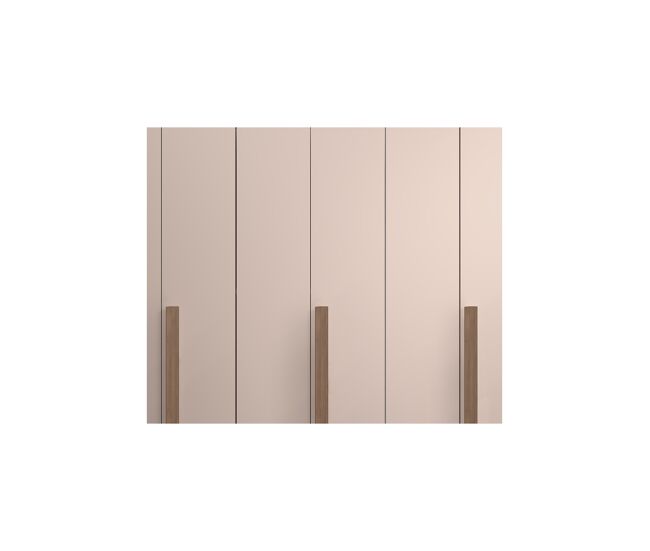 Roupeiro swing 230x240cm 6 portas batentes cor bege