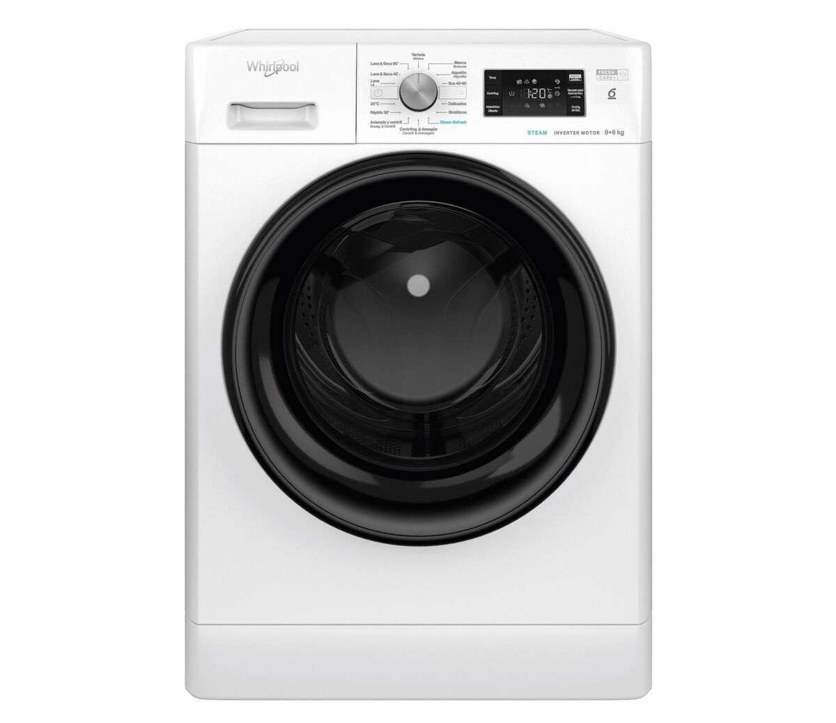 Máquina lavar e secar roupa WHIRLPOOL FFWDB 964489 BV SPT 9/6kg