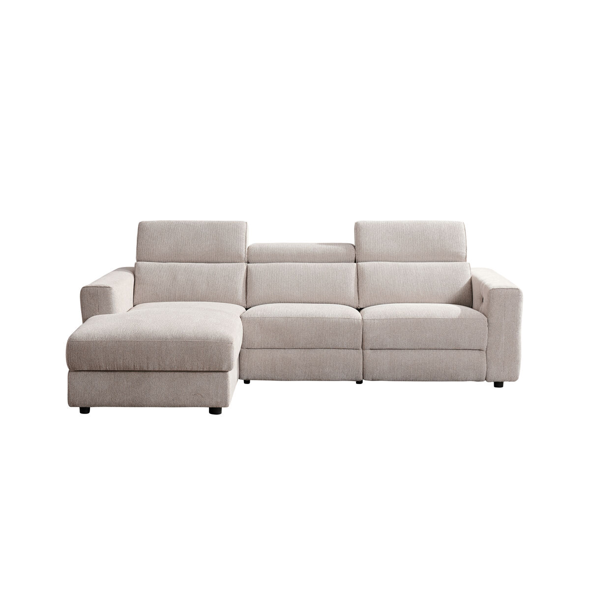 Chaise longue esquerda relax électrique lexi cor bege