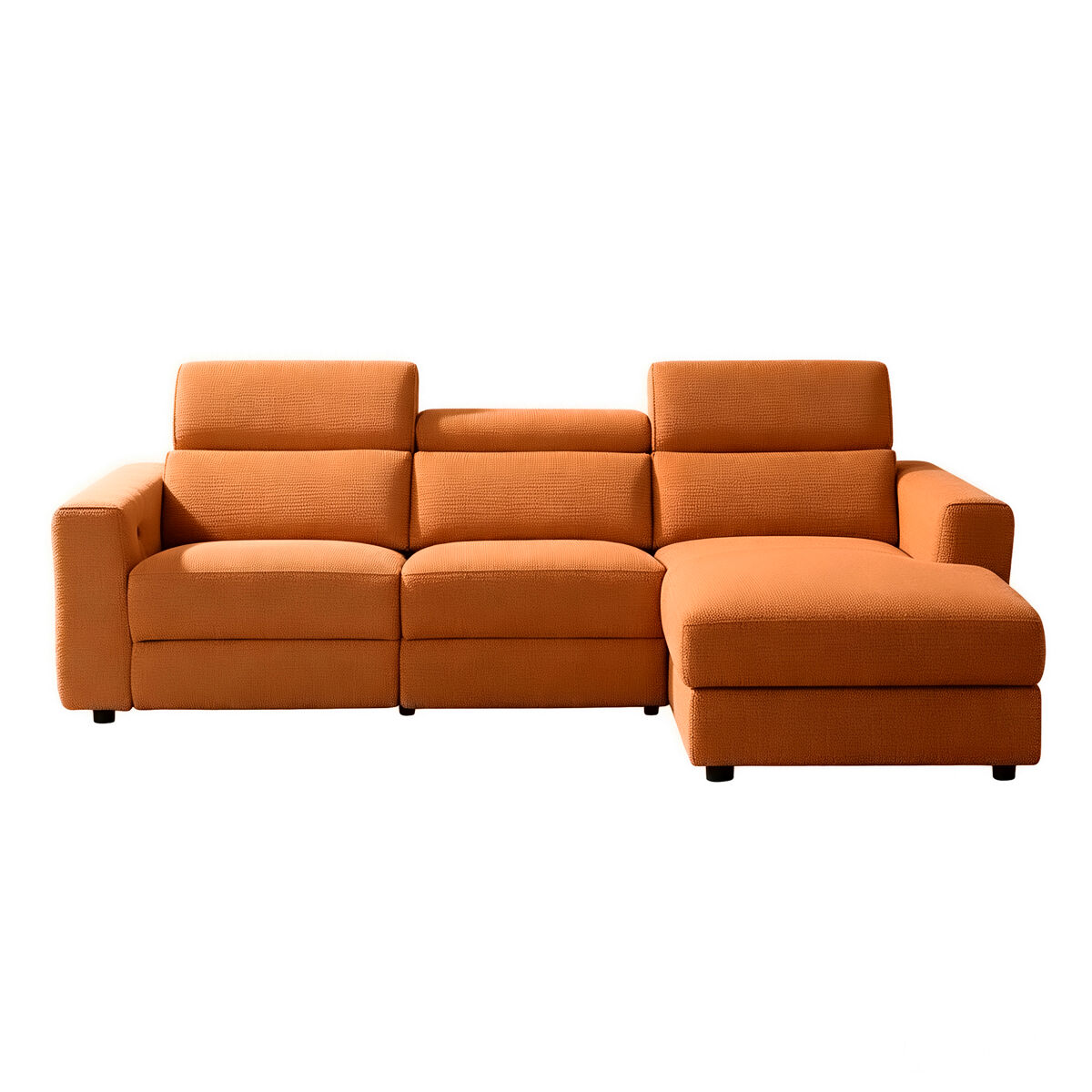 Chaise longue direita relax électrique lexi cor terracota
