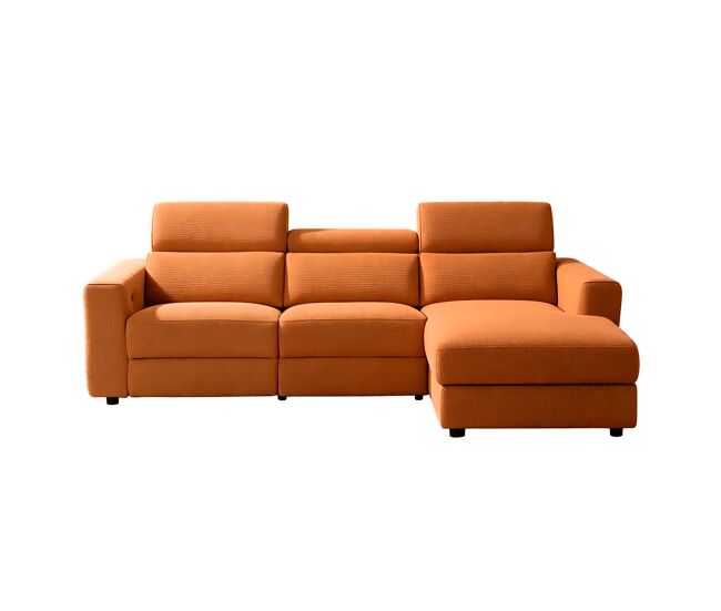 Chaise longue direita relax électrique lexi cor terracota