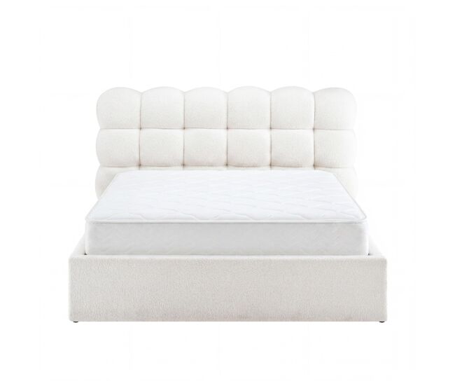 Cama abatível cloud 160x200cm cor bege - conforama