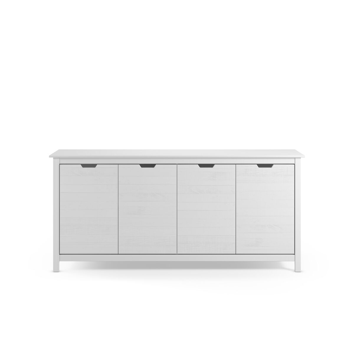 Aparador baixo 4 portas JULIETA branco