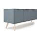 Móvel de TV VOLGA 140cm 4 portas Móvel de TV VOLGA 140cm 4 portas Verde