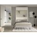 Cama reversível vertical MOOD para colchão de 135x190cm Cama reversível vertical MOOD para colchão de 135x190cm Branco