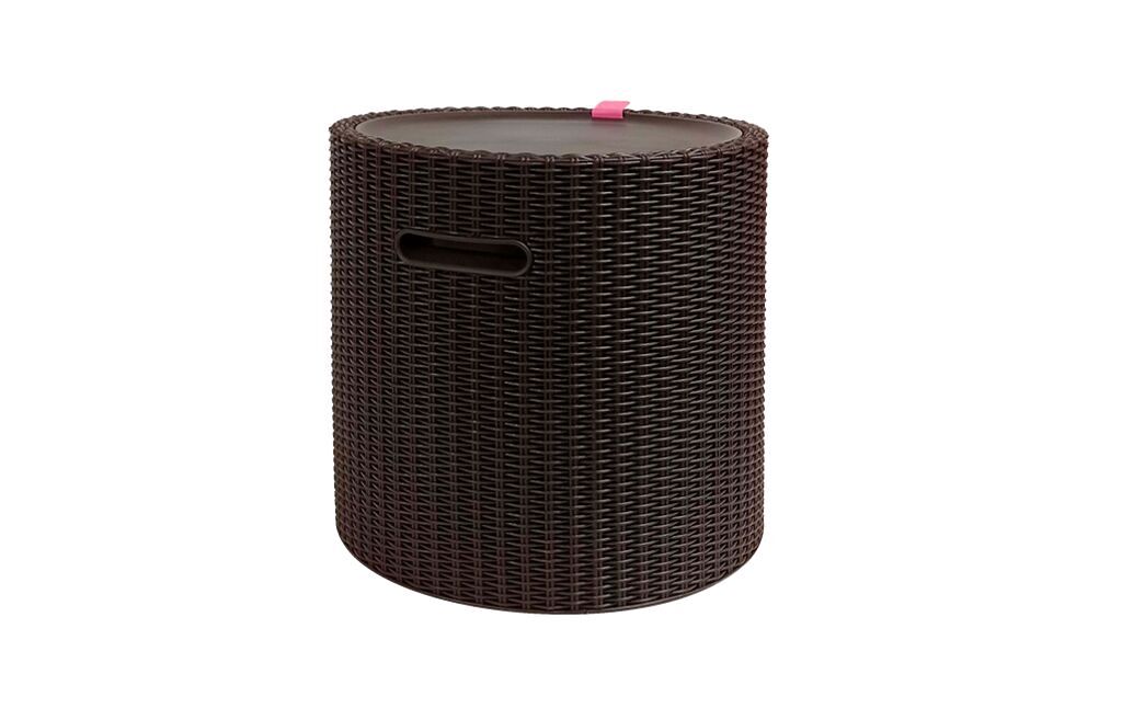 Geladeira de jardim COOL STOOL cor castanho.