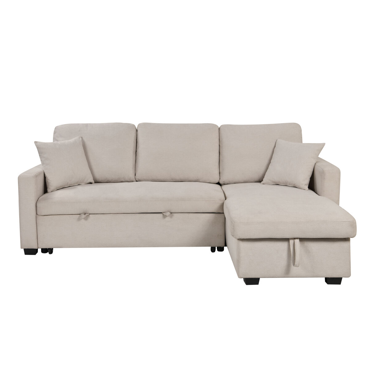 Chaise longue reversível com cama LUCY