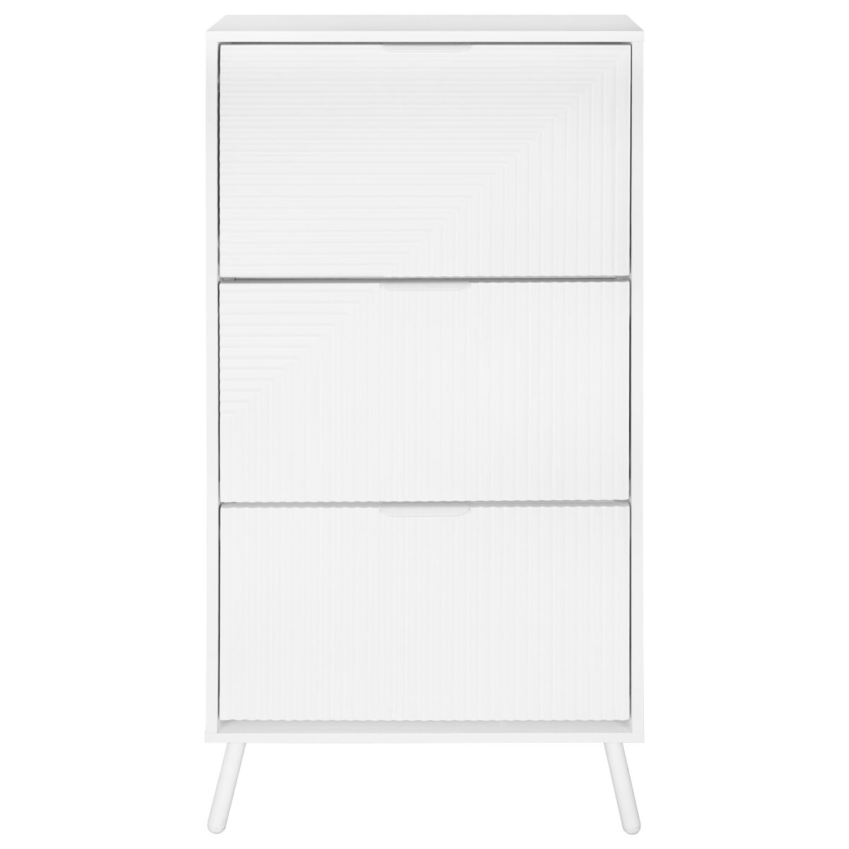 Sapateira dysh 3 compartimentos 60x125x23,5cm branco