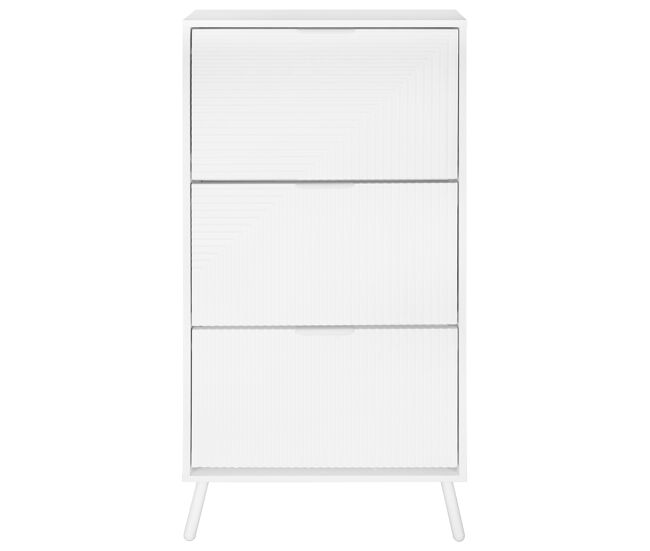 Sapateira dysh 3 compartimentos 60x125x23,5cm branco