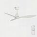 Ventilador de teto DINA M LED 20w 122cm 2700LM Ventilador de teto DINA M LED 20w 122cm 2700LM Branco