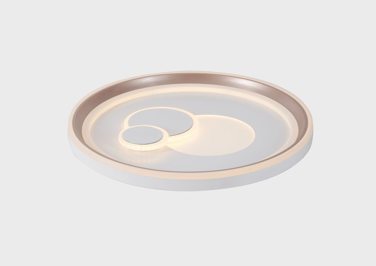 Plafon MOON LED 36w diâmetro 49,5cm branco 