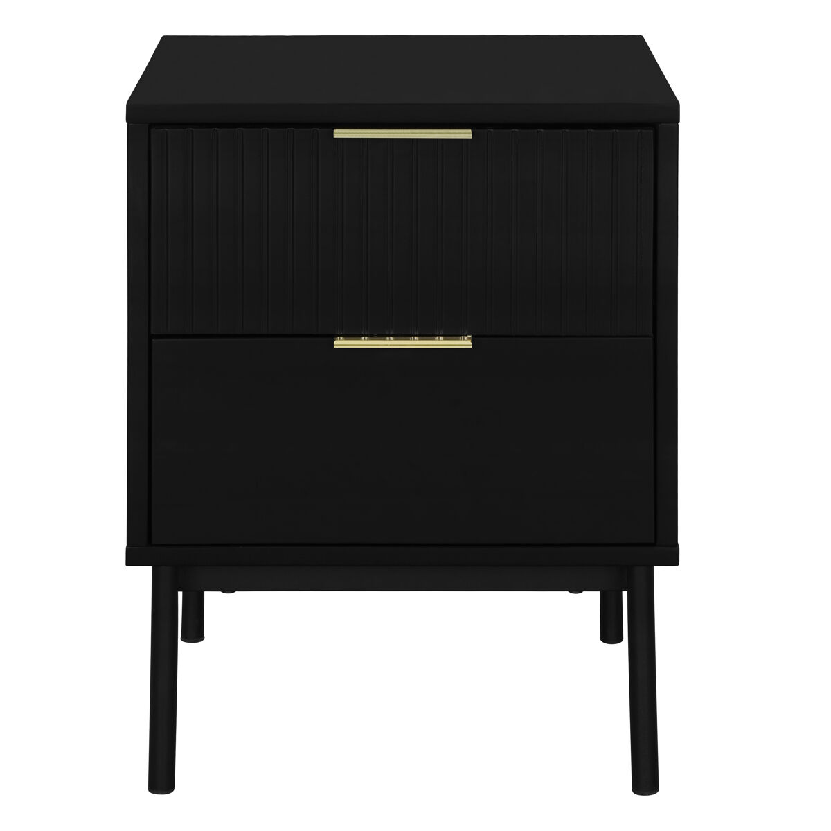 Mesa de cabeceira koro cor preto