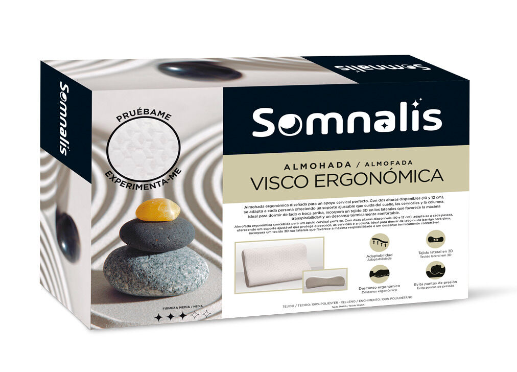 Almofada VISCO ERGONÓMICA 60cm
