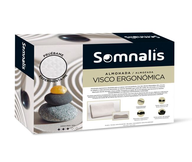 Almofada visco ergonómica 60cm