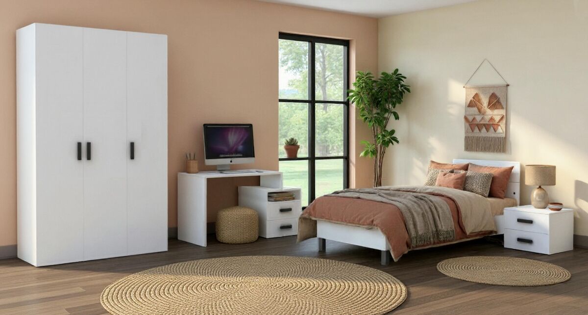 Quarto juvenil completo MARCO branco