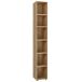 Estante de 6 compartimentos 34,7x230,1cm para livraria HARMONIA Estante de 6 compartimentos 34,7x230,1cm para livraria HARMONIA Carvalho