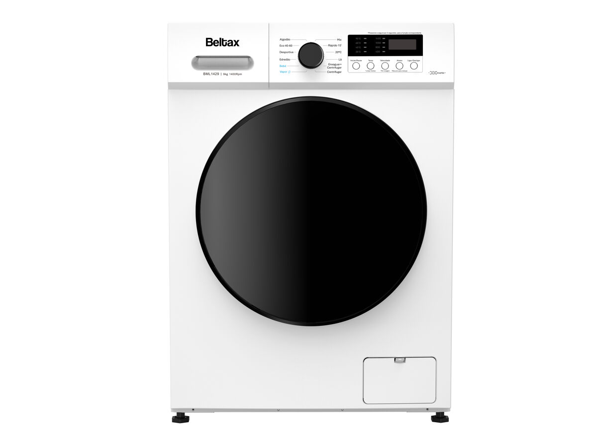 Máquina lavar roupa beltax bml1429 9kg 1400 rpm