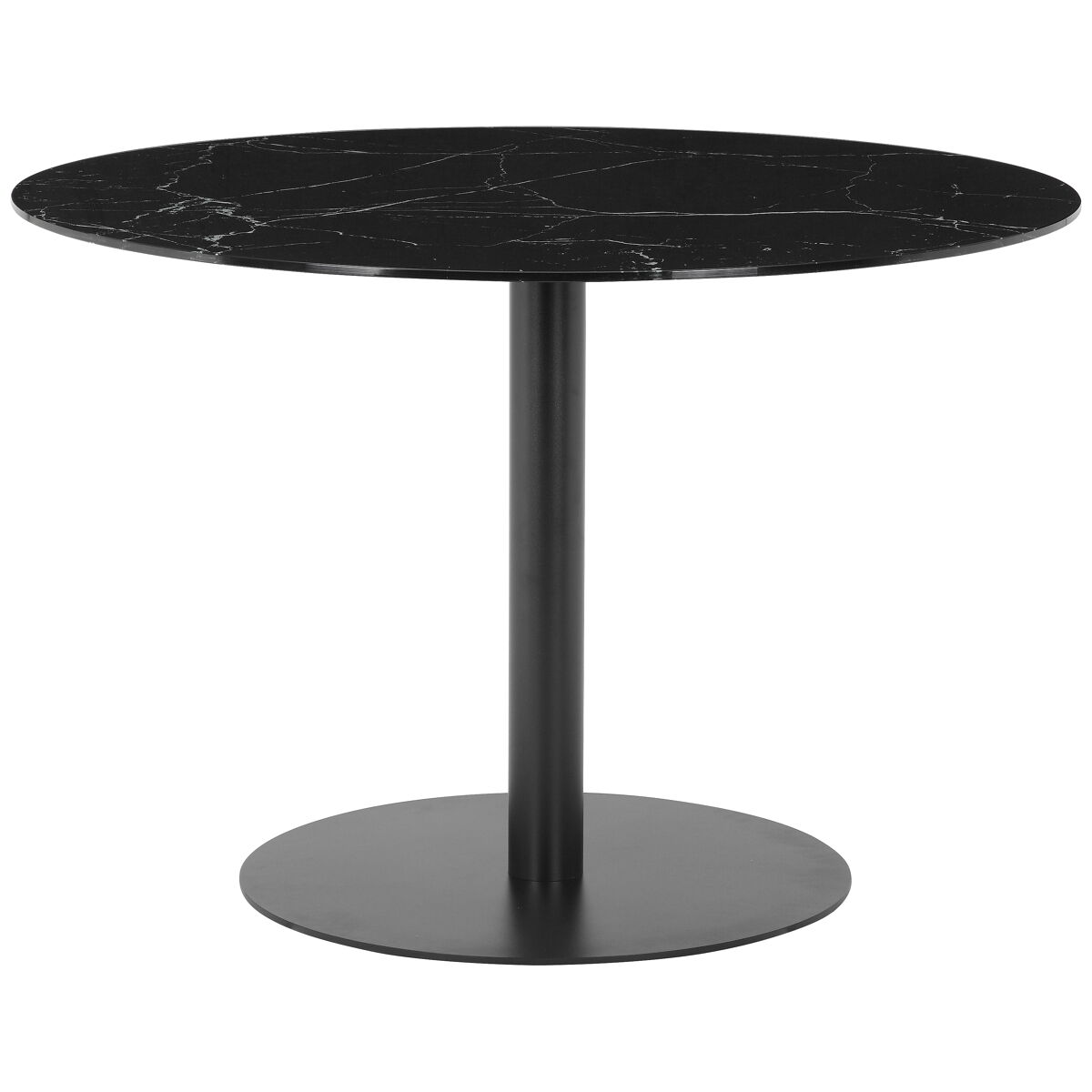 Mesa de jantar redonda IRIS em vidro 