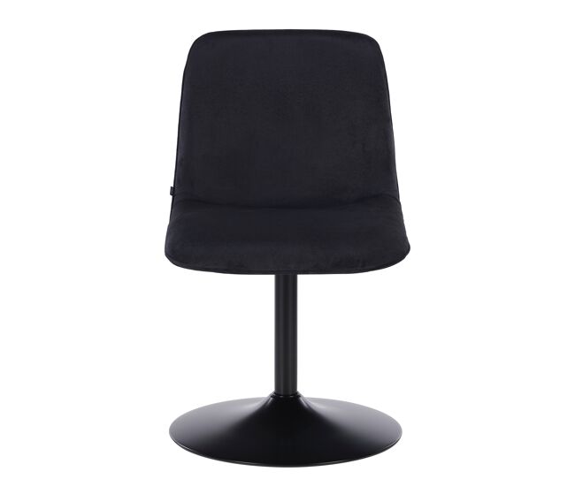 Conjunto de 2 cadeiras giratórias holloway preto