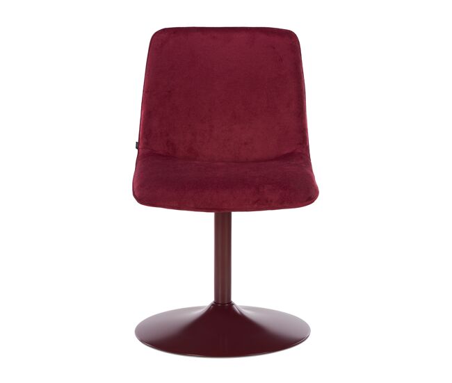 Conjunto de 2 cadeiras giratórias holloway bordeaux